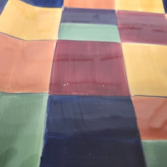 Vintage Tabletops Gallery Hand Painted Square Plate - Picture 5 of 5